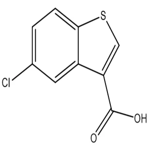 5-Chlor-benzo[b]thiophen-3-carboxylsyre; CAS-nr.: 16361-24-3